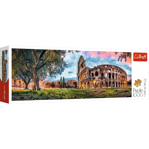 Puzzle 1000 elementów. Koloseum o poranku. Panorama