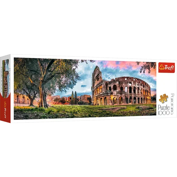 Puzzle 1000 elementów. Koloseum o poranku. Panorama