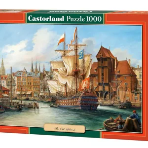 Puzzle 1000 elementów. Statek w porcie, Gdańsk