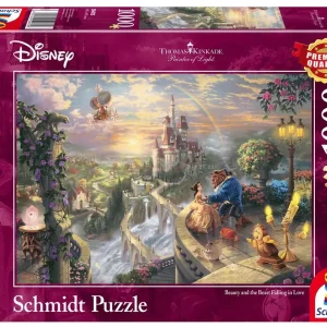 Puzzle 1000 Thomas Kinkade Piękna i Bestia