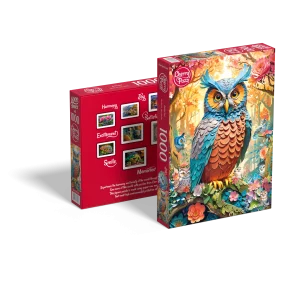 Puzzle 1000 elementów. Pikowana sowa 30776