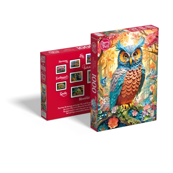 Puzzle 1000 elementów. Pikowana sowa 30776
