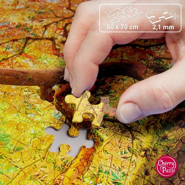 Puzzle 1000 elementów. Kolorowy las 30530