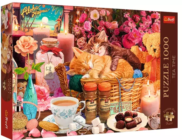 Puzzle 1000 elementów. Premium Plus Quality. Tea Time. Wszystko co przyjemne
