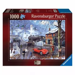 Puzzle 1000 Zimowy dworzec