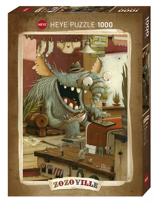 Puzzle 1000 elementów. Zozoville. Dzień prania