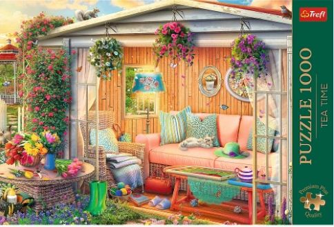 Puzzle 1000 elementów. Premium Plus Quality. Tea Time. Moje ulubione miejsce