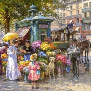 Puzzle 1000 elementów. Stoisko z kwiatami 30226