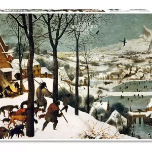 Puzzle 1000 elementów. Bruegel, Myśliwi na śniegu