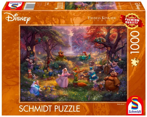 Schmidt PQ Puzzle 1000 el. THOMAS KINKADE Robin Hood (Disney)