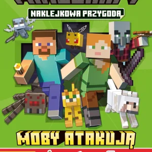 Minecraft. Naklejkowa przygoda. Moby atakują