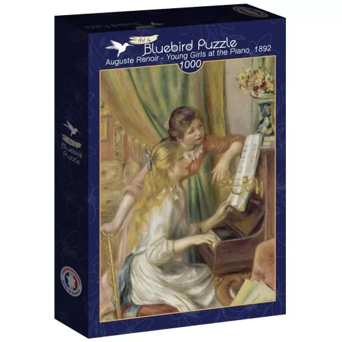 Puzzle 1000 elementów. Renoir Auguste. Młode kobiety przy fortepianie, 1892