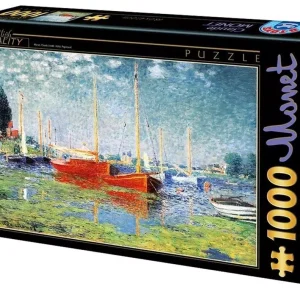 Puzzle 1000 elementów. Claude Monet, Łódki w Argentuil