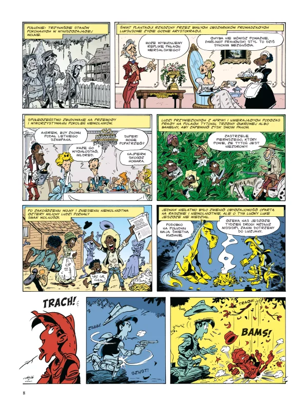 Lucky Luke. Tom 84. Kowboj w bawełnie