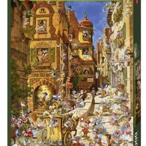 Puzzle 1000 elementów. Ryba. Romantyczne miasto, dzień