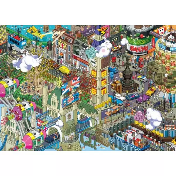 Puzzle 1000 elementów. Pixorama. Londyn Quest