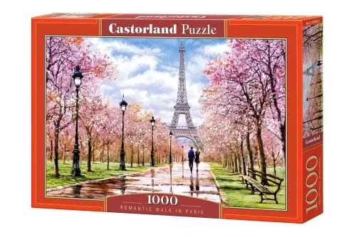 Puzzle 1000 elementów. Romantyczny spacer w Paryżu