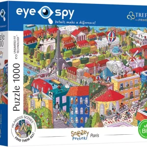 Puzzle 1000 elementów. Eye-Spy. Niezwykłe miasta. Paryż, Francja