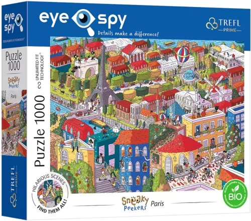 Puzzle 1000 elementów. Eye-Spy. Niezwykłe miasta. Paryż, Francja