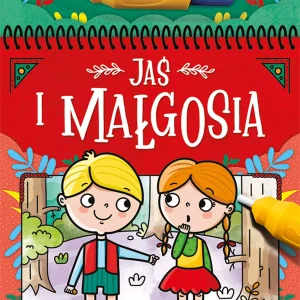 Jaś i Małgosia. Malowanka z pisakiem wodnym