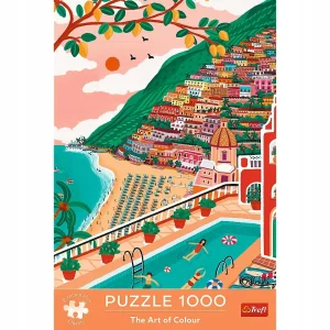 Puzzle 1000 elementów. Premium Plus. The Art of Colour. Positano, Włochy