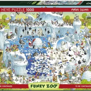 Puzzle 1000 elementów. Zoo zimą