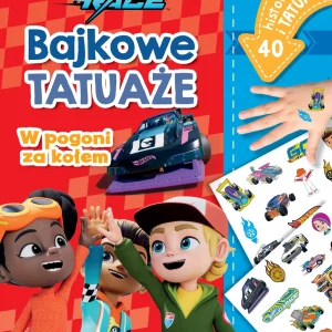 Misja ratunkowa. Bajkowe tatuaże. Hot Wheels Let`s Race
