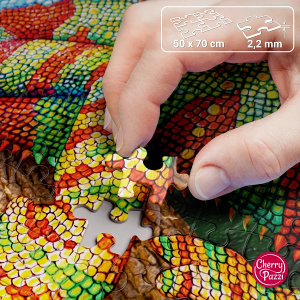 Puzzle 1000 elementów. Kameleon 30011