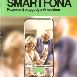 Senior używa smartfona