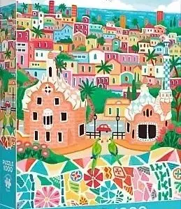 Puzzle 1000 elementów. Premium Plus. The Art of Colour. Barcelona, Hiszpania