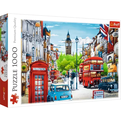 Puzzle 1000 elementów. Ulica Londynu