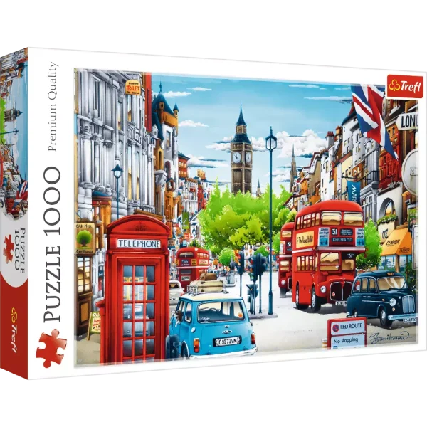 Puzzle 1000 elementów. Ulica Londynu