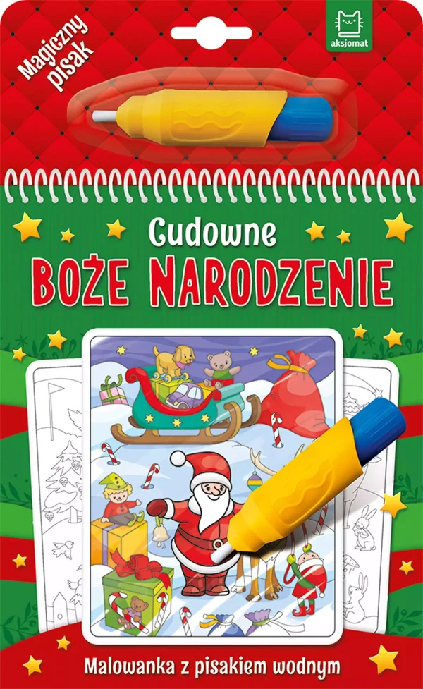 Cudowne Boże Narodzenie. Malowanka z pisakiem wodnym. Wydanie II