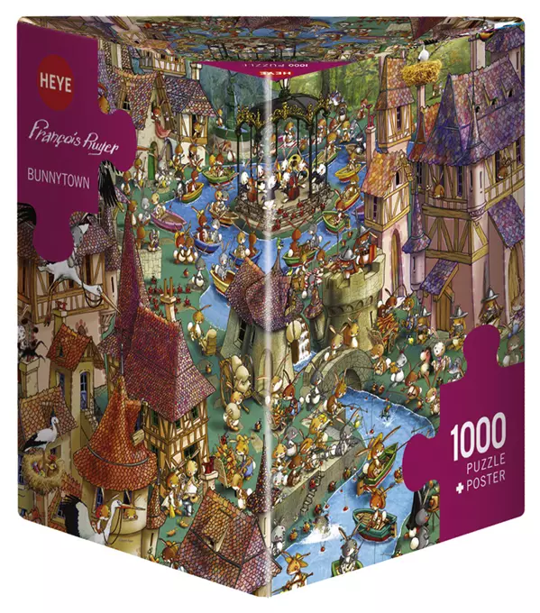 Puzzle 1000 elementów. Bunnytown, Ruyer