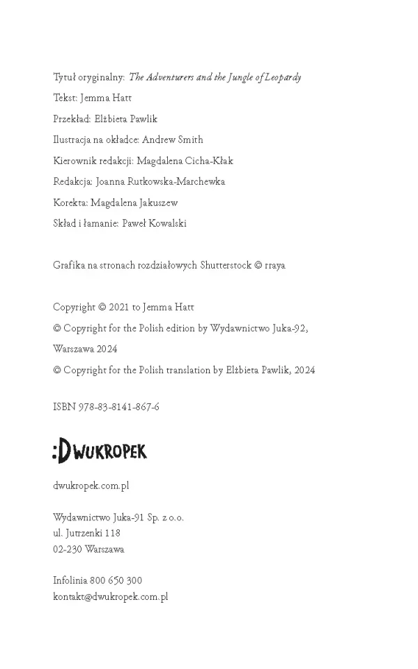 Niebezpieczna dżungla. Przygodowcy, Tom 5