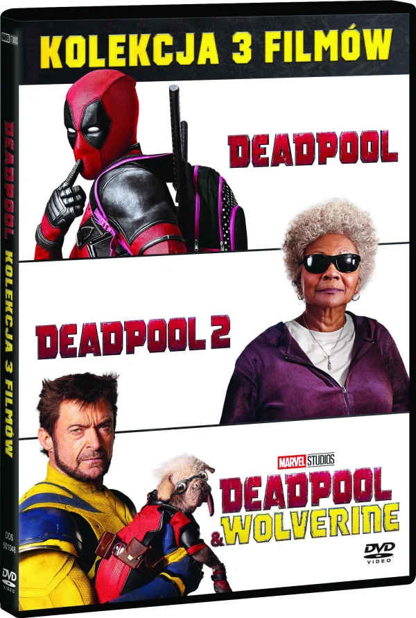 Deadpool. Pakiet 1-3, 3 DVD