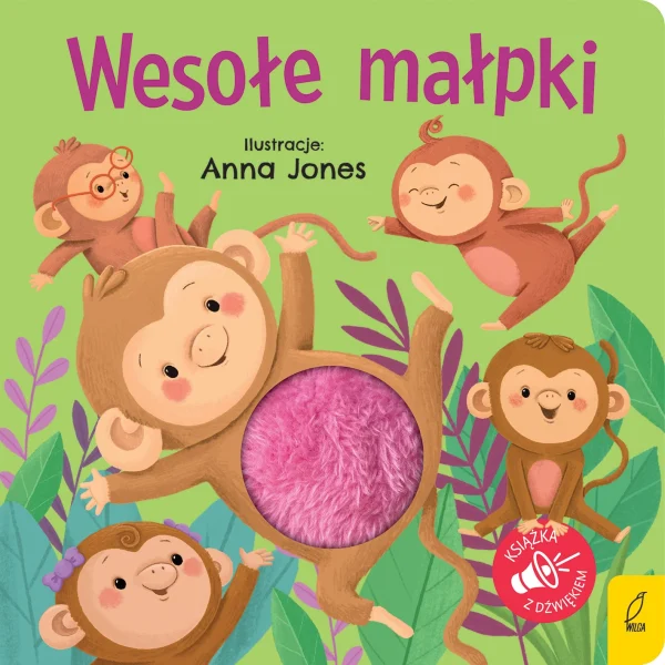 Naciśnij brzuszek. Wesołe małpki