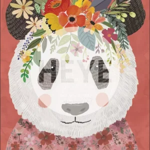 Puzzle 1000 elementów. Floral Friends. Panda, Mia Charro