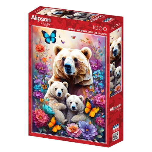 Puzzle 1000 elementów. Matczyna miłość. Misie