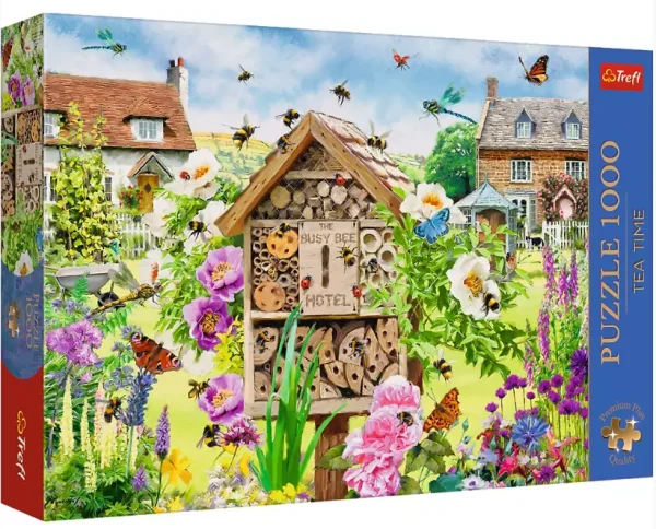 Puzzle 1000 elementów. Premium Plus Quality. Tea Time. Dom dla pszczół