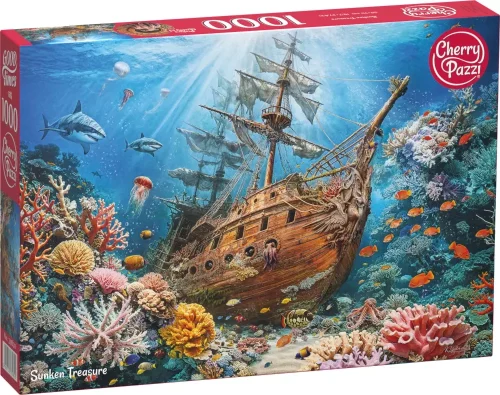 Puzzle 1000 elementów. Zatopiony skarb 30820