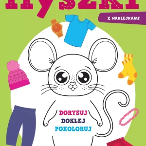 Kolorowanka-ubieranka. Myszki