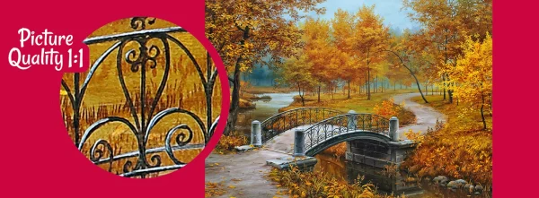 Puzzle 1000 elementów. Jesień w parku 30240