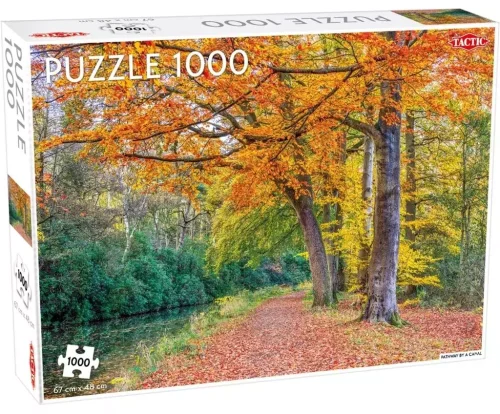 Puzzle 1000 Pathway by a canal
