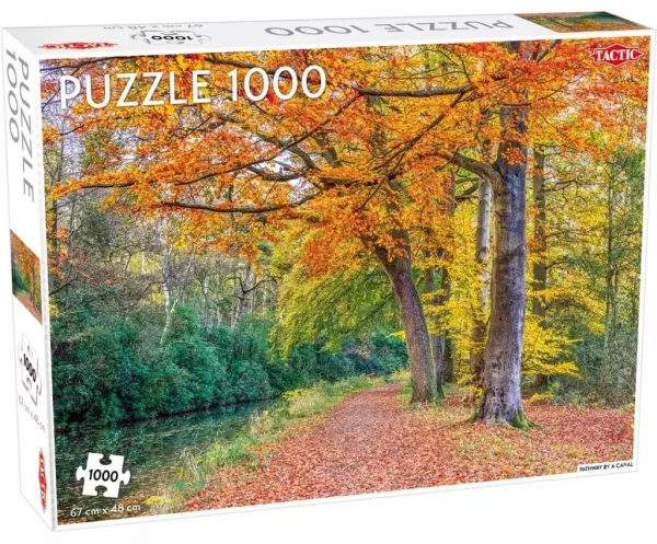 Puzzle 1000 Pathway by a canal