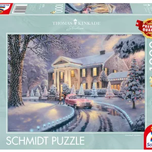 Puzzle 1000 PQ T. Kinkade Graceland zimą 112729