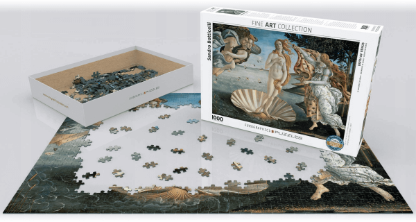 Puzzle 1000 elementów. Narodziny Wenus, Botticelli
