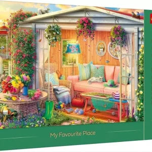 Puzzle 1000 elementów. Premium Plus Quality. Tea Time. Moje ulubione miejsce