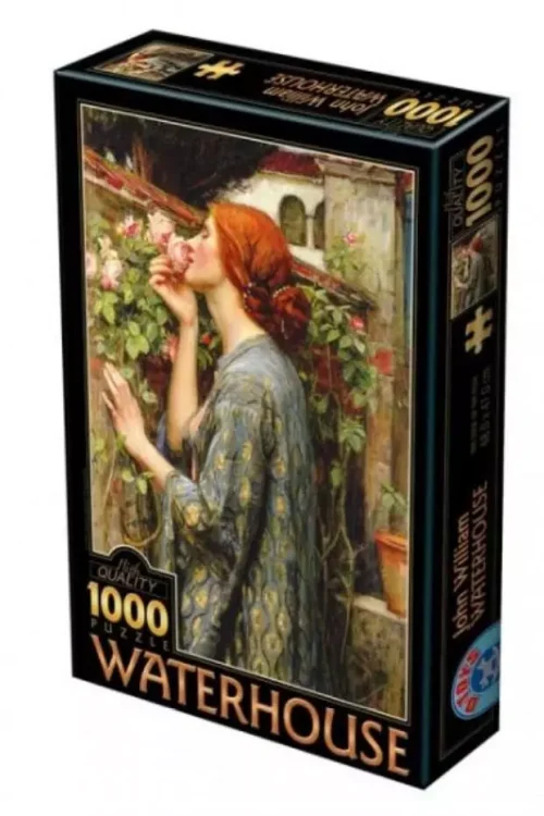 Puzzle 1000 elementów. Waterhouse, Dusza róży