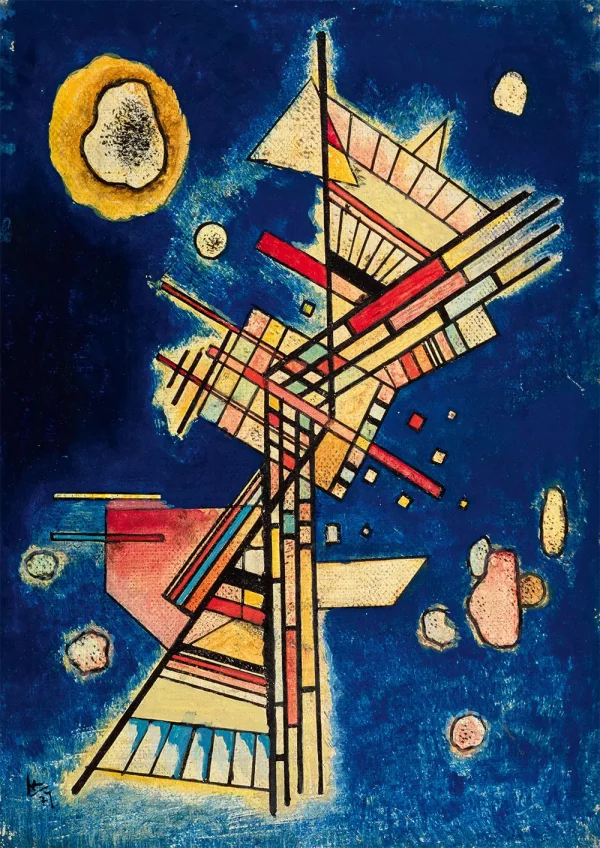 Puzzle 1000 elementów. Ciemny chłód, Kandinsky Vassily, 1927